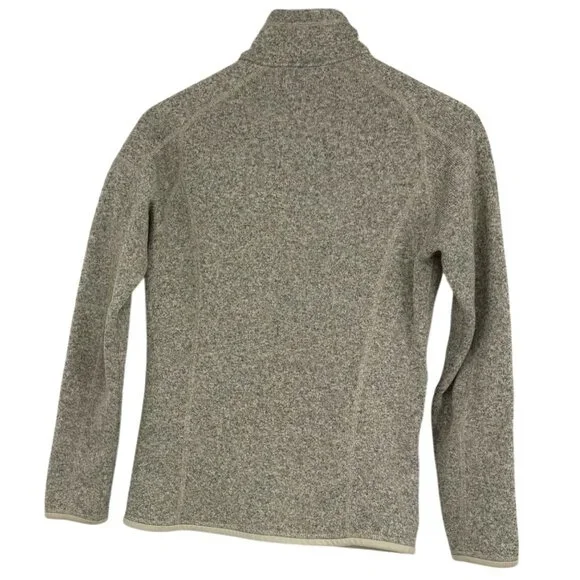 Patagonia Womens Better Sweater Birch Gray Size Med Full Zip Fleece Jacket - Picture 6 of 10